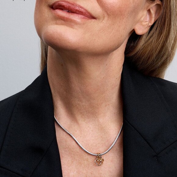 Pandora Disney Mickey Mouse & Minnie Mouse Splittable Dangle Charm - Picture 4 of 5